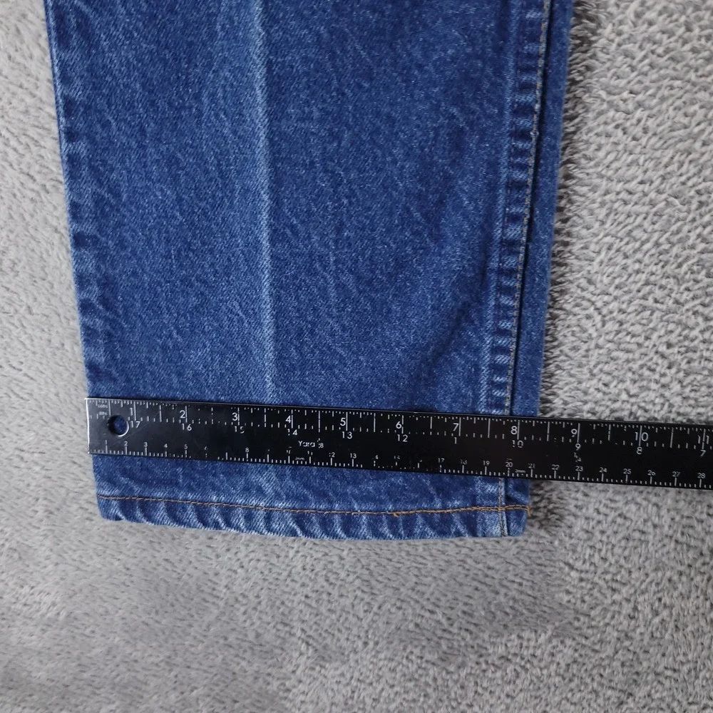 VTG Levis 517 Jeans Mens 31x32 Blue Slim Bootcut Orange Tab 80s Made In USA
